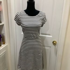A Line Striped Dress